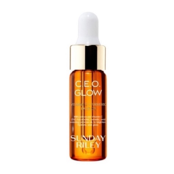 $9❤️‍🔥 LAST 1! Sunday Riley CEO Glow Vitamin C & Turmeric Face Oil NEW - Picture 1 of 7